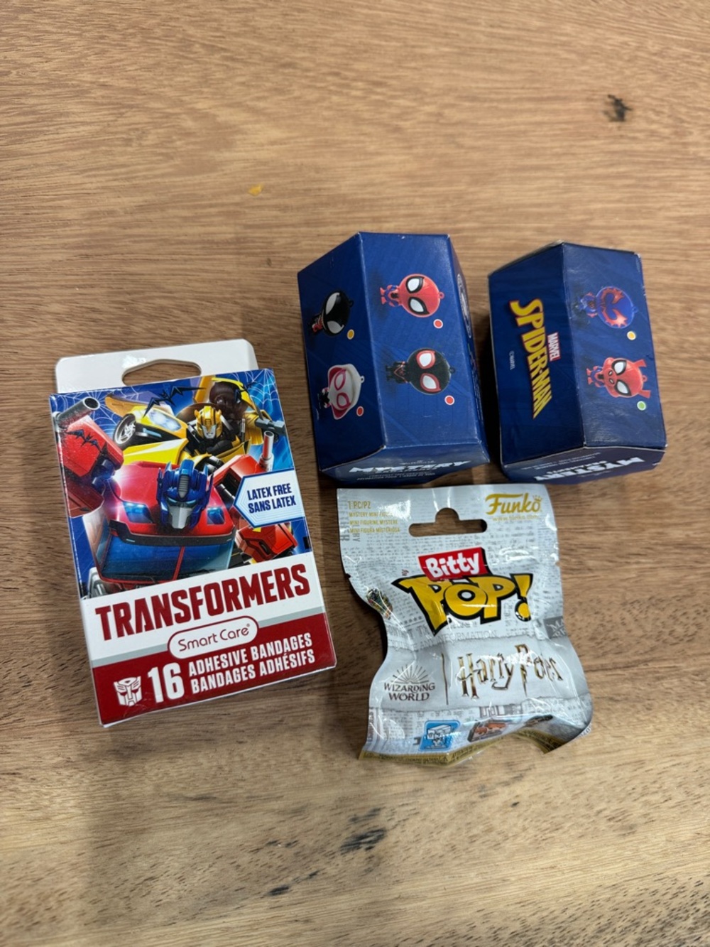 Assortment kids toys‎ and bandages